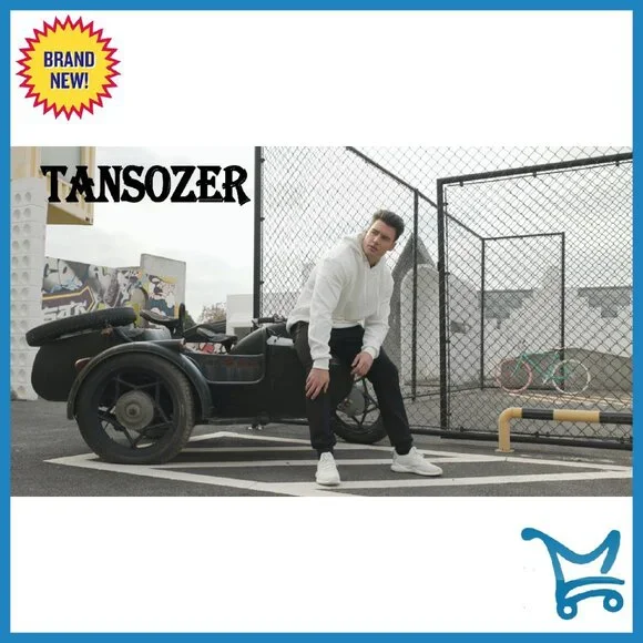 Men's Sherpa Fleece Lined Heavyweight Jogger Pants with Zipper Pockets